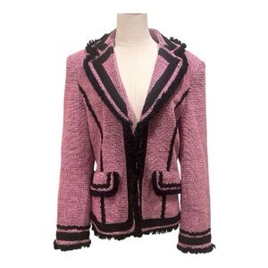 Vintage Giancarlo Ferrari Tweed Jacket - Size 8